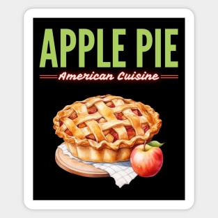 Homemade Apple Pie American Diner Food Vintage Artwork Sticker